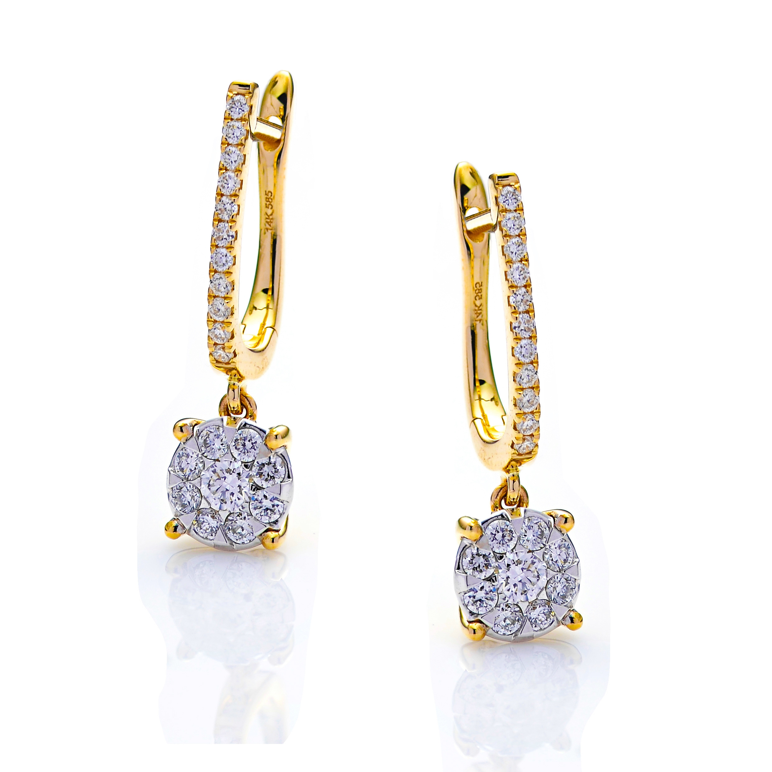 Butterfly Diamond Ring RI00048 in White Gold