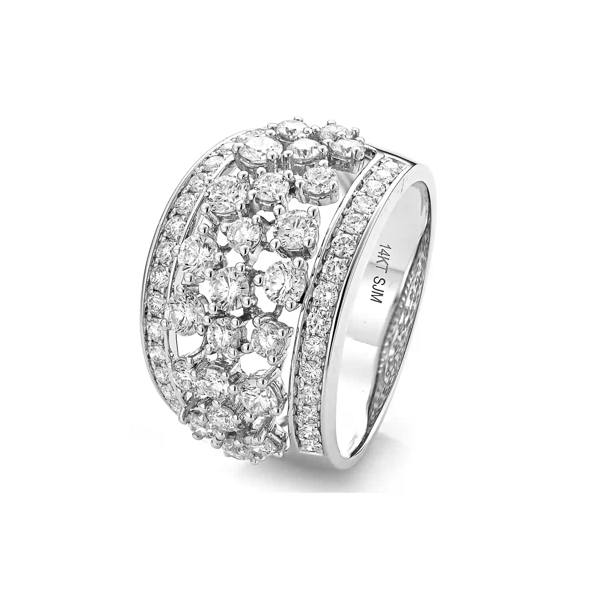 Diamond Ring in White Gold