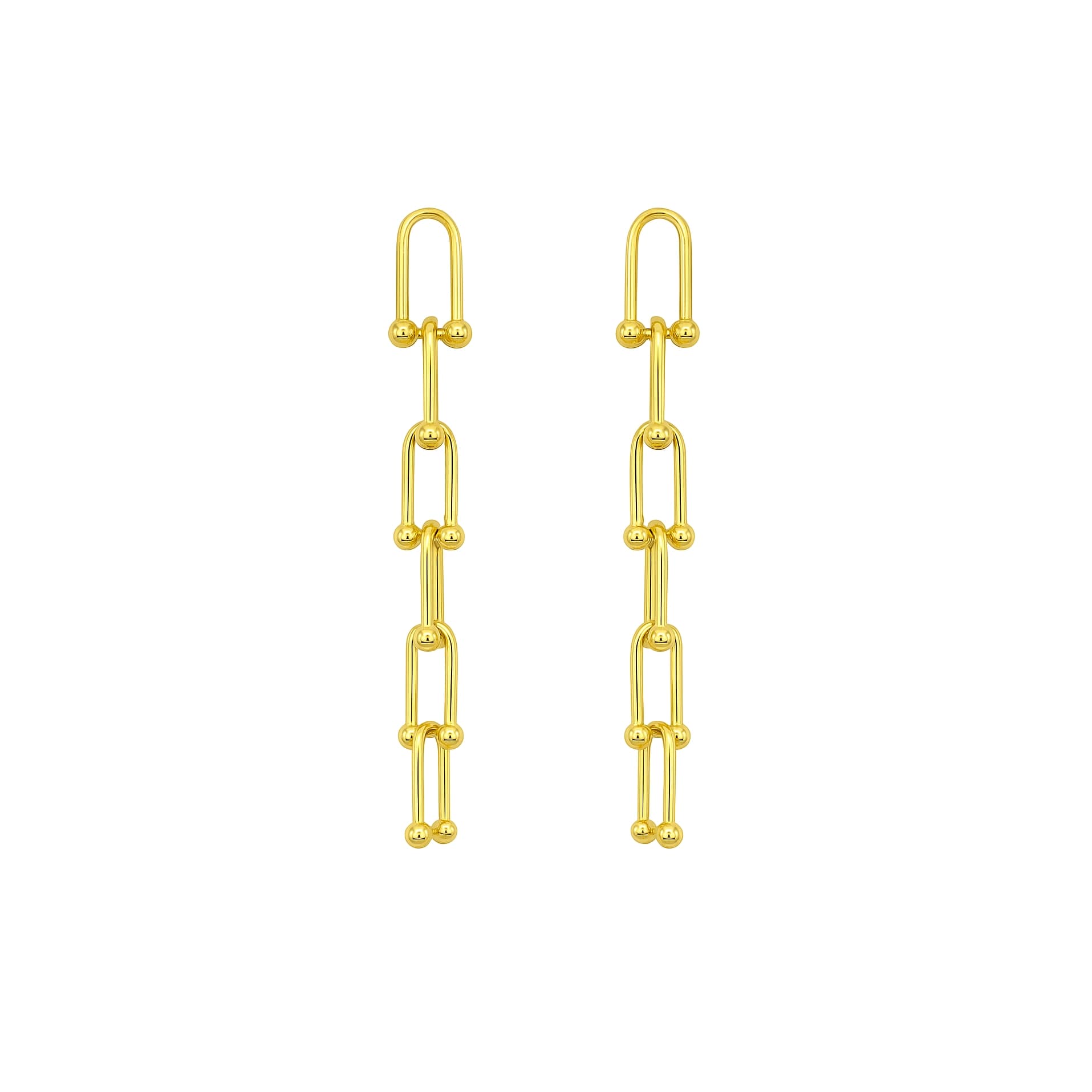 Tiffany Hook Dangle Earrings in 18K Yellow Gold