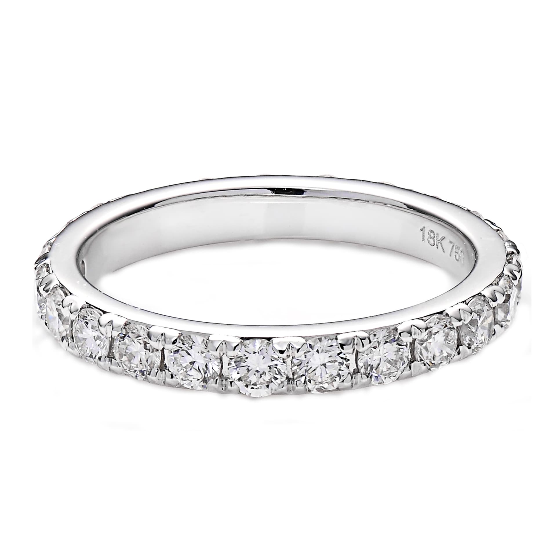 White gold diamond ring