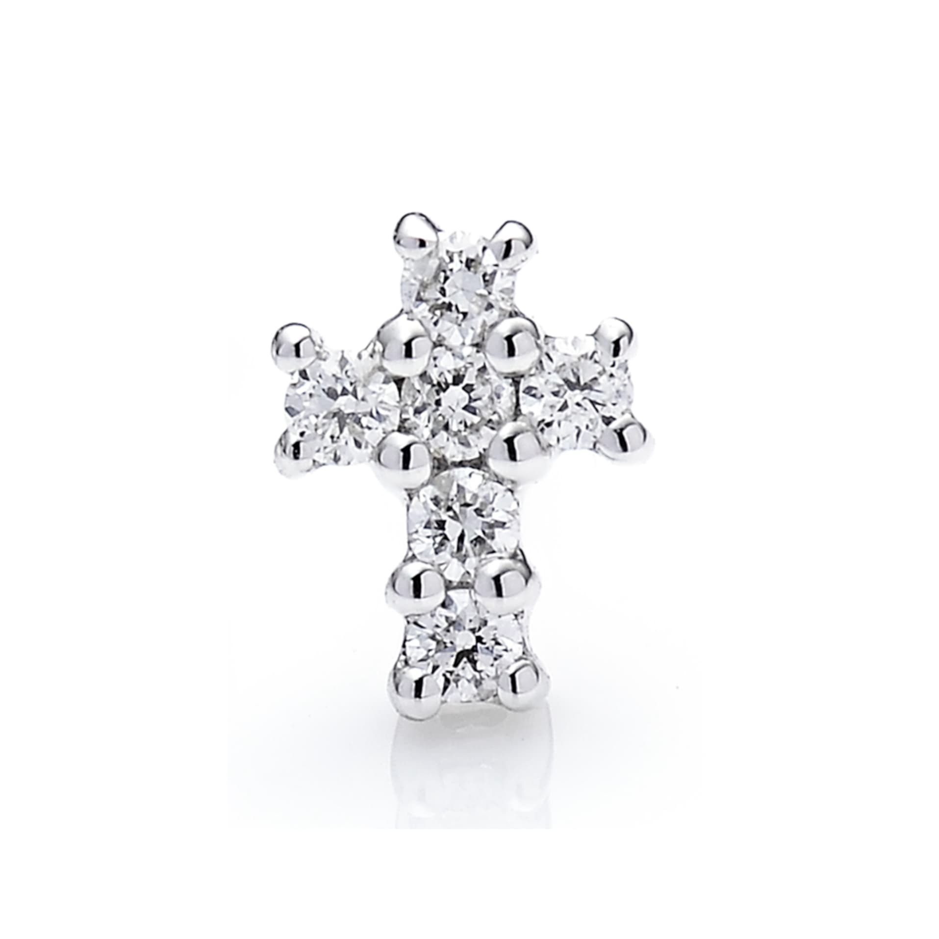 Diamond Earrings Set SE003719DB in 18K White Gold