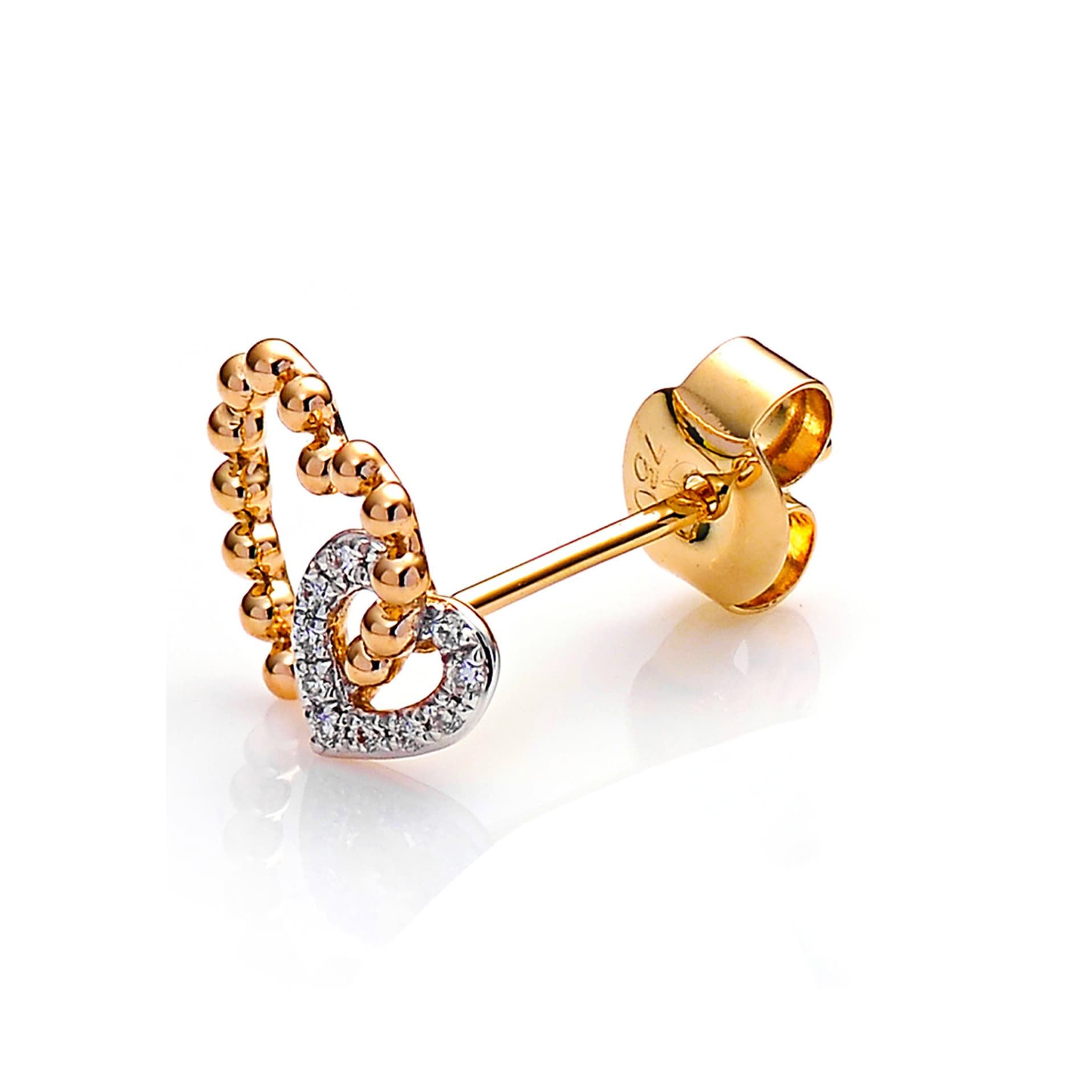 Diamond Earrings Set SE043511DB in 18K Rose Gold