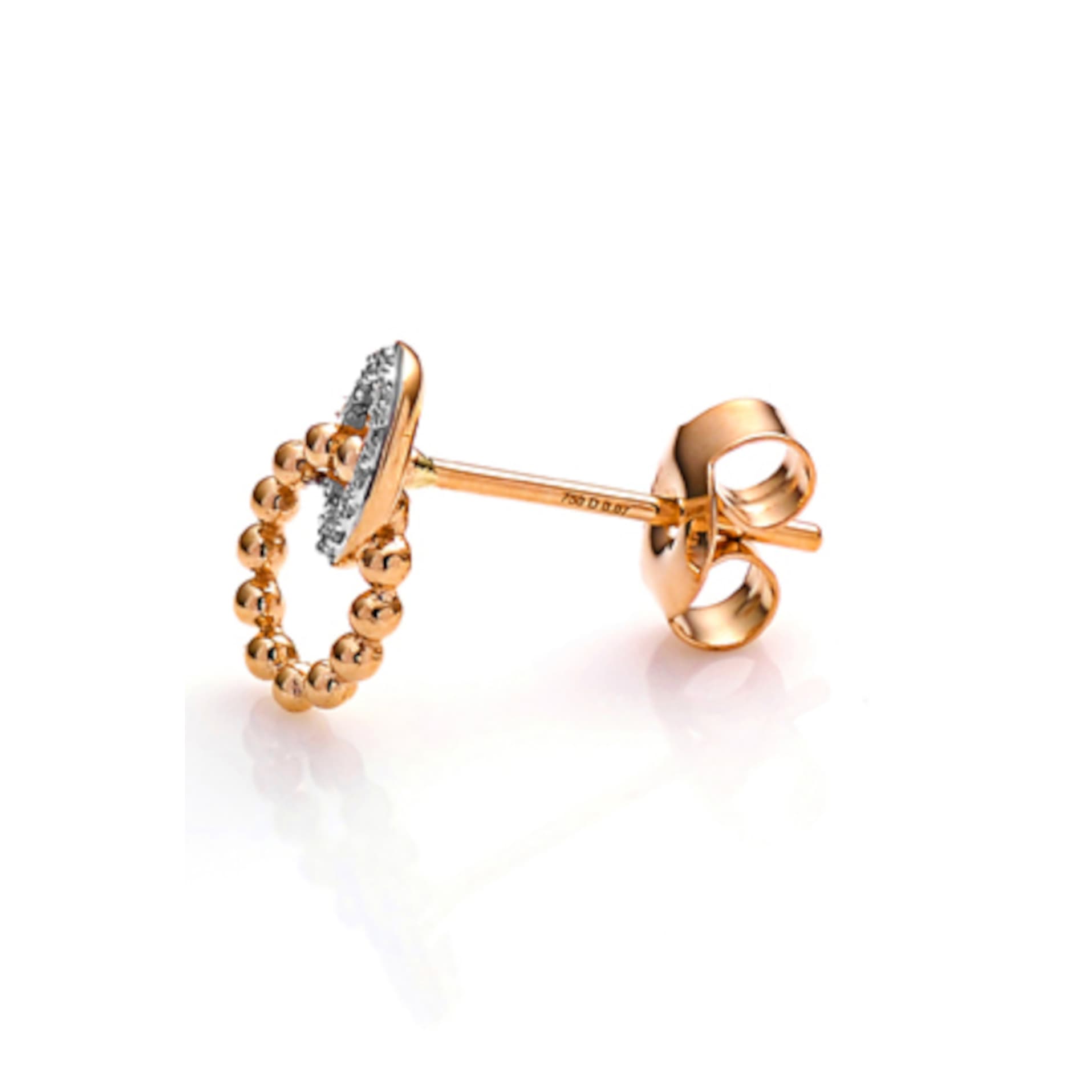 Diamond Earrings Set SE043512DB in 18K Rose Gold