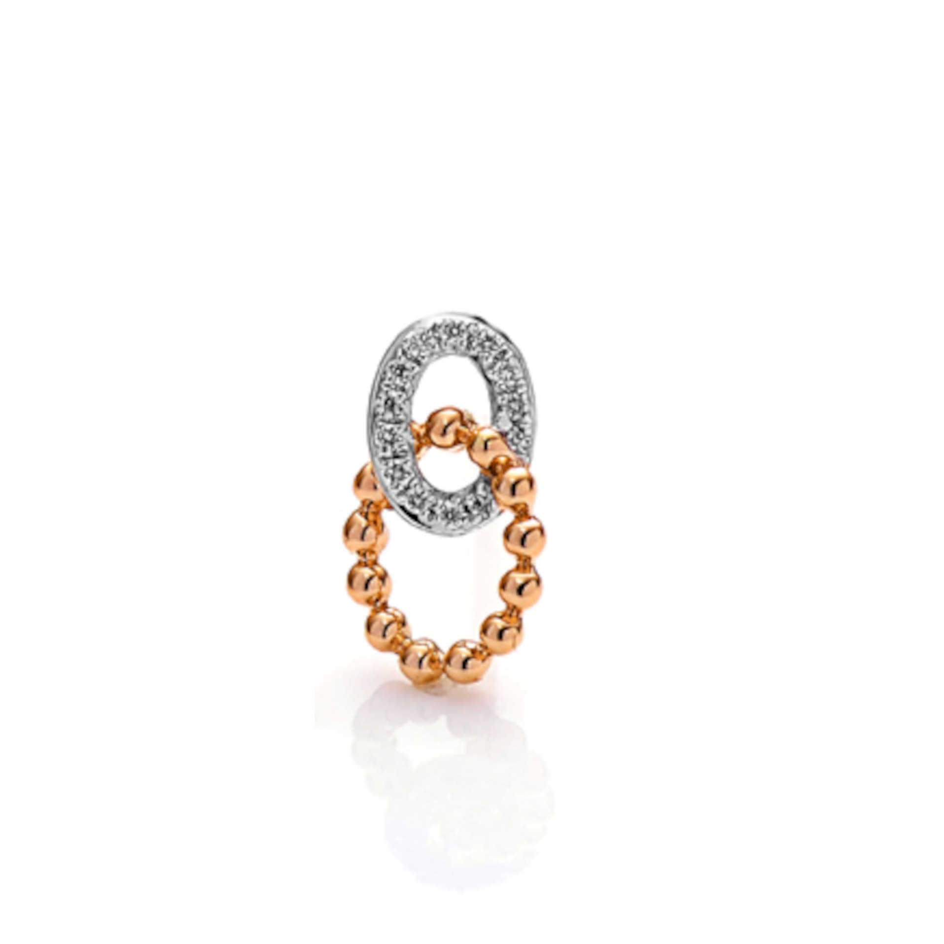 Diamond Earrings Set SE043512DB in 18K Rose Gold