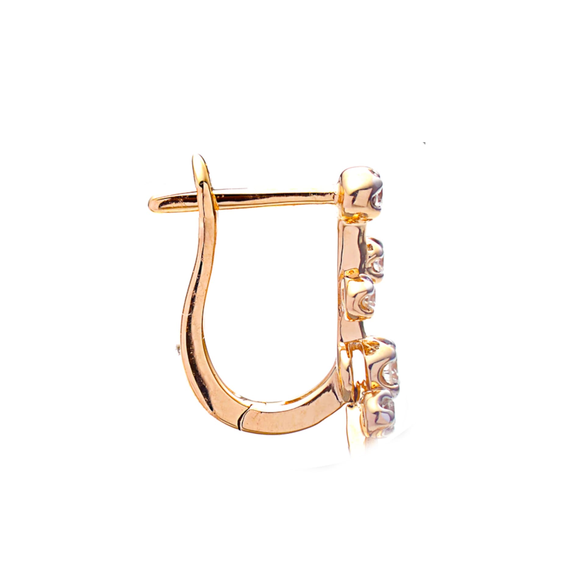 Diamond Earrings Set SE044476DU in 18K Rose Gold