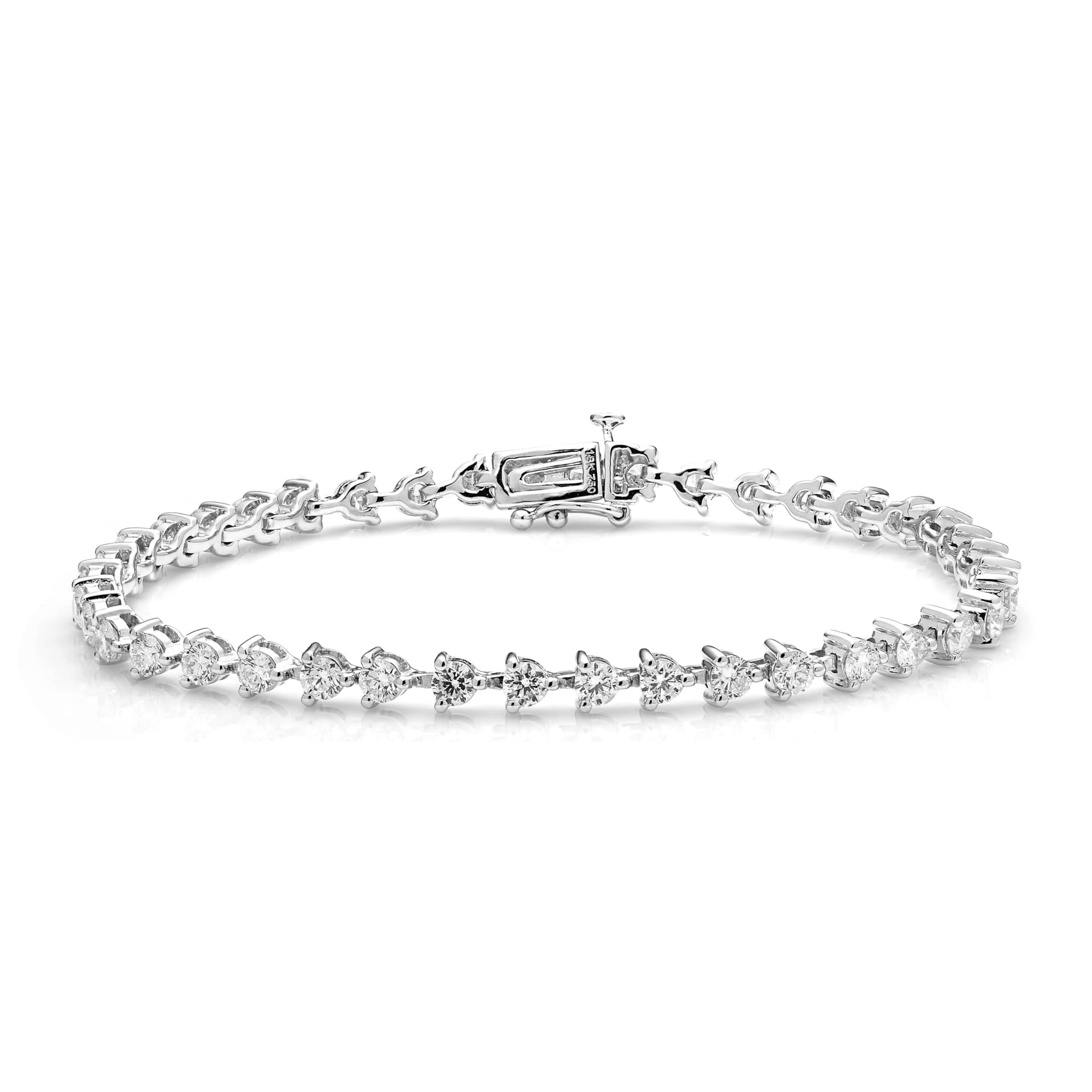 Diamond Bracelet BT013097EB in 18K White Gold