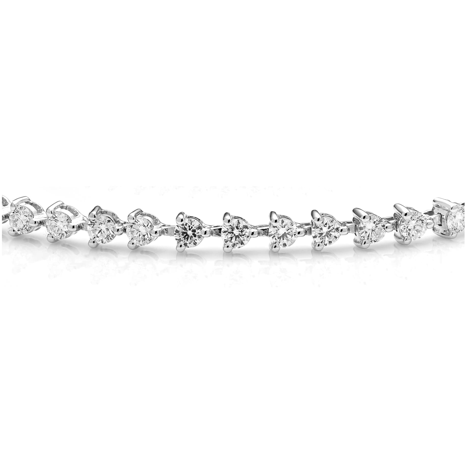 Diamond Bracelet BT013097EB in 18K White Gold