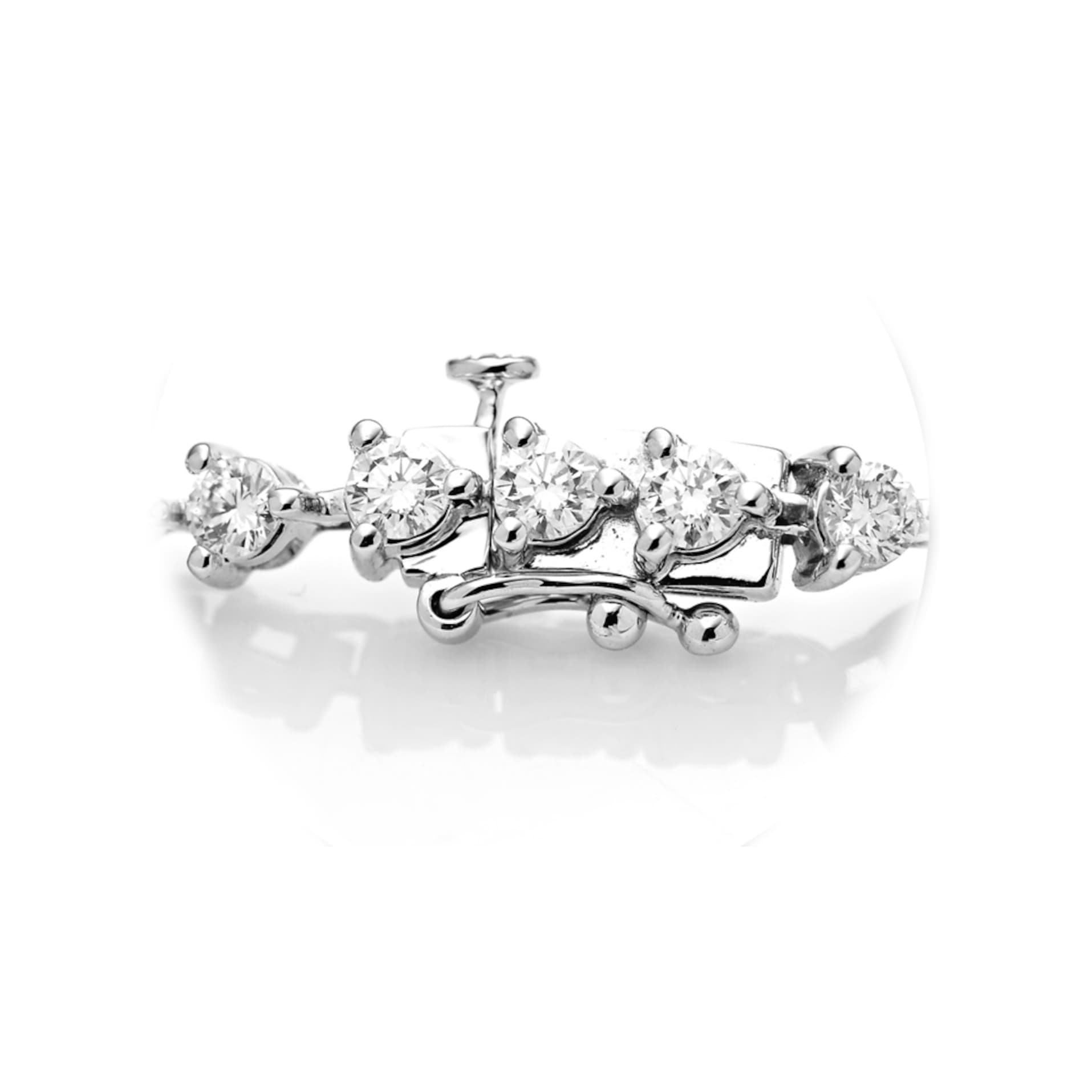 Diamond Bracelet BT013097EB in 18K White Gold
