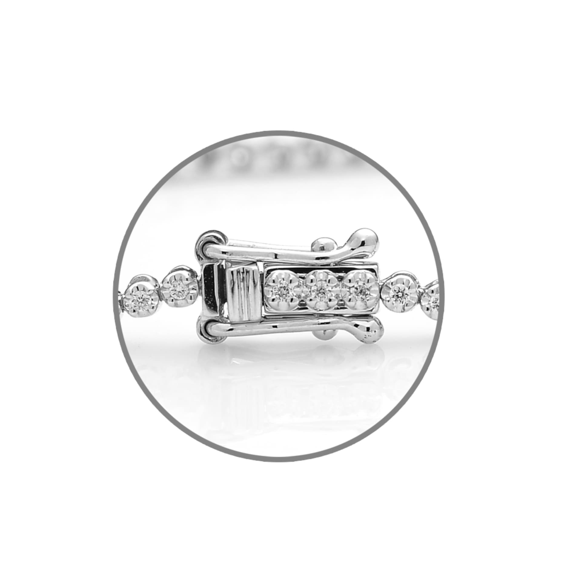 Diamond Bracelet BT043407DB in 18K White Gold