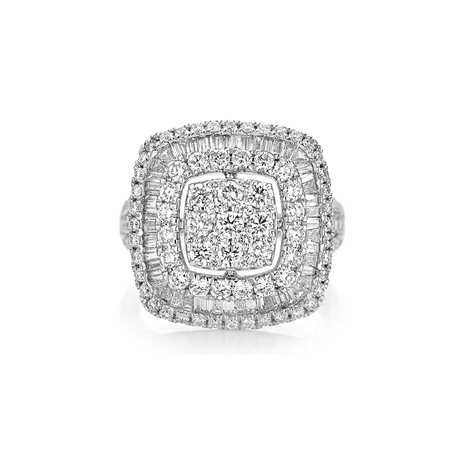 Diamond Ring RI038996HB in White Gold