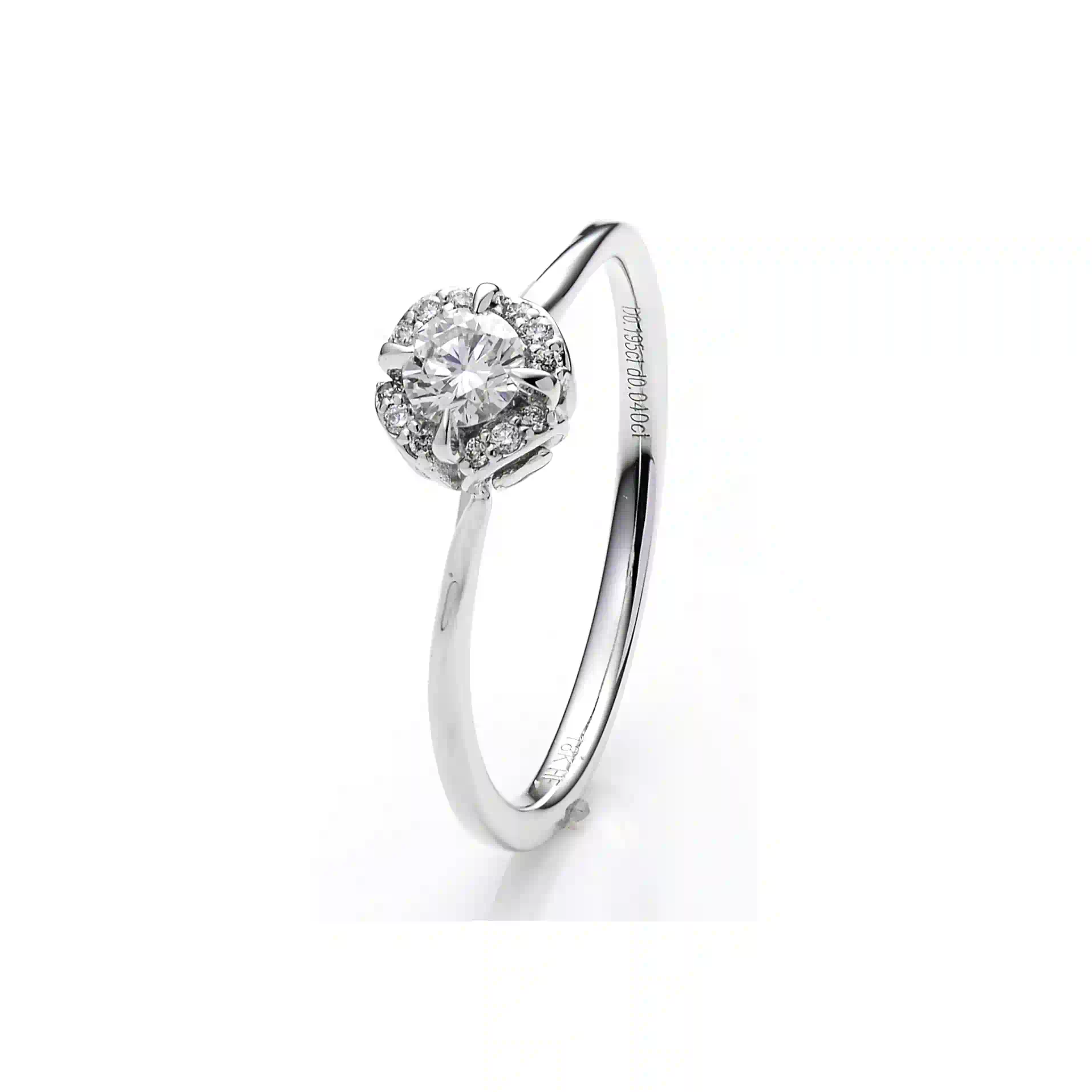 Diamond Ring RI044134DB in White Gold