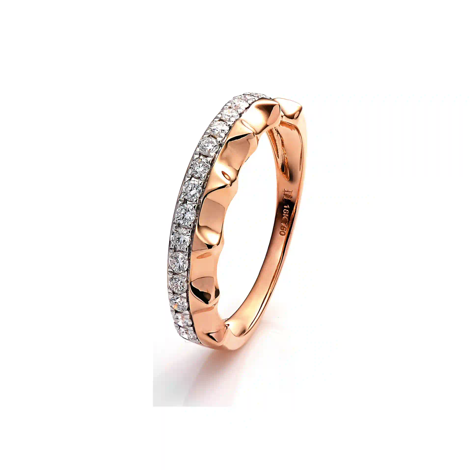 Diamond Ring RI044864DB in Rose Gold