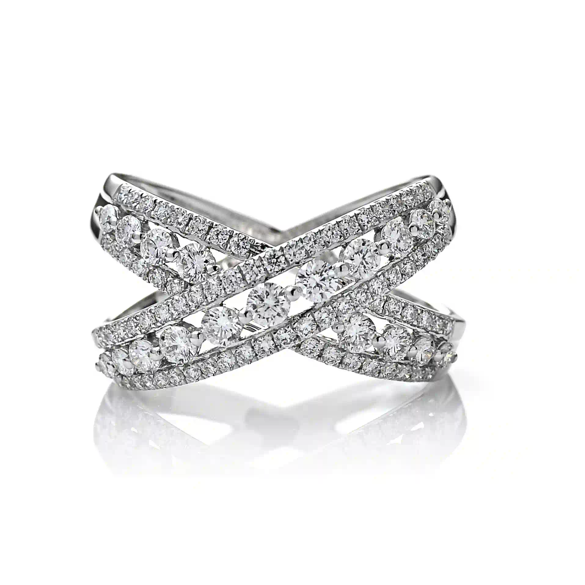 Diamond Ring in White Gold